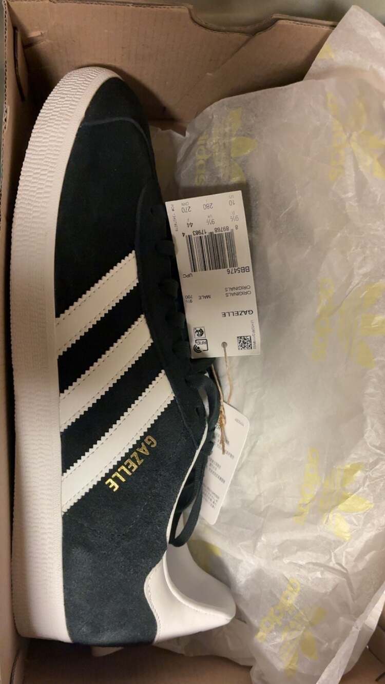 Adidas Gazelle Black White BB5476 Men's Casual Sneakers